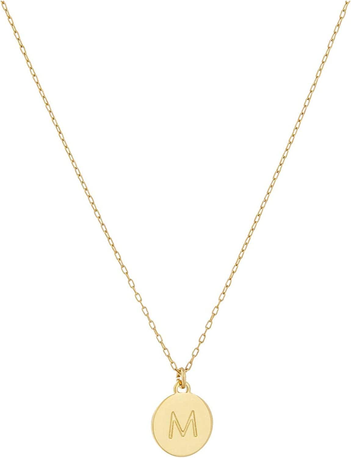 M Mini Pendant Necklace M Gold / One Size
