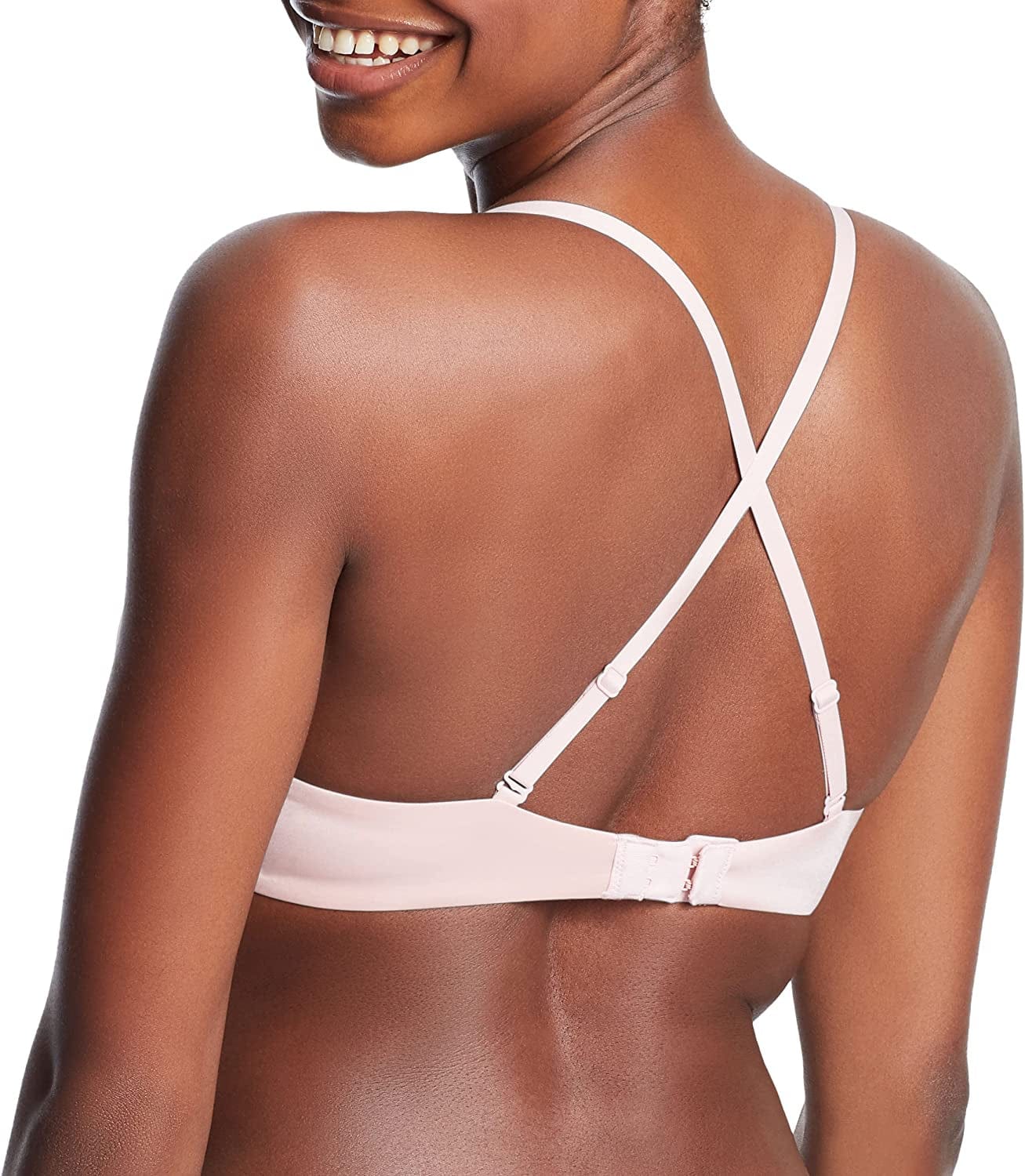 Maidenform Dreamwire Underwire Bra, No-Poke Push-Up Bra, Moderate Coverage, Convertible T-Shirt Bra