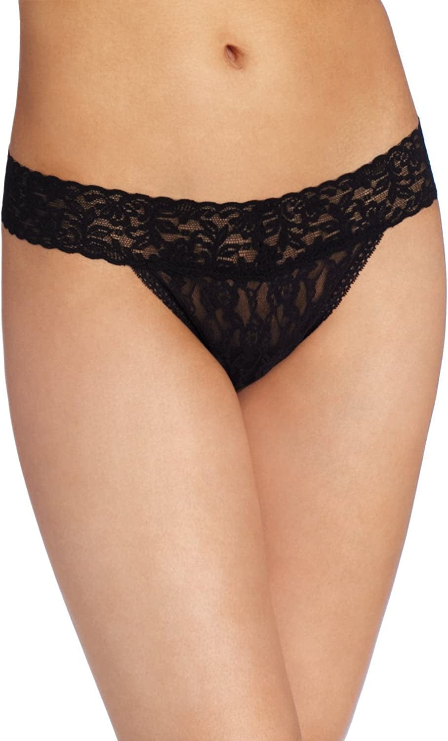 Maidenform Women'S All Lace Thong Panty Black / One Size