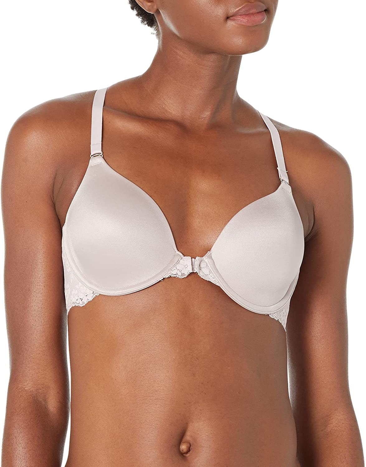 Maidenform Women'S One Fab Fit T-Shirt Bra, Women’S Full Coverage T-Shirt Bra, Women’S Lightly Lined Racerback Bra Gloss / 40C