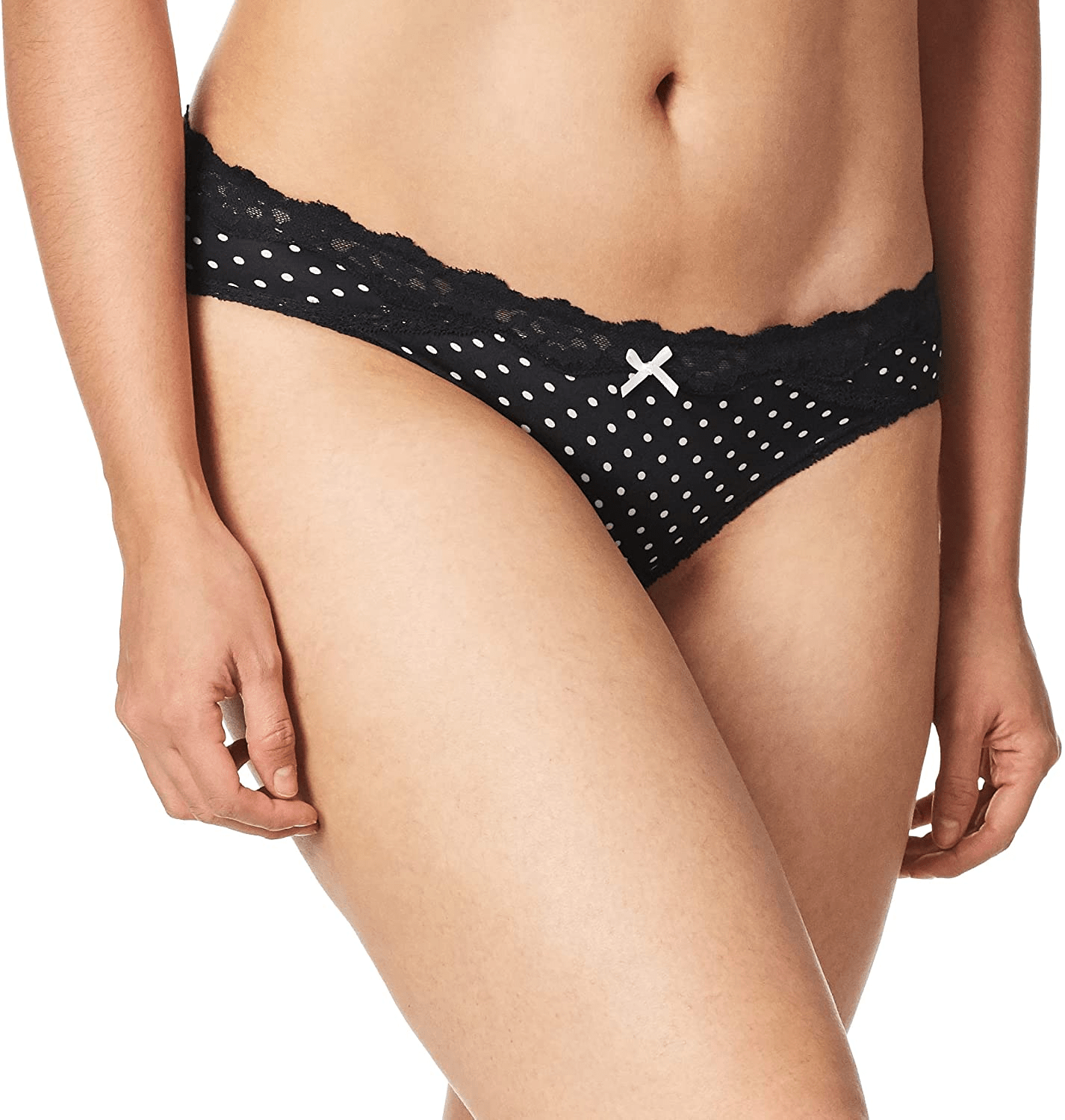 Maidenform Women'S Sexy Must Haves Bikini Panty Apparel & Accessories > Clothing > Underwear & Socks > Underwear Maidenform Darling Dot Black Print 6