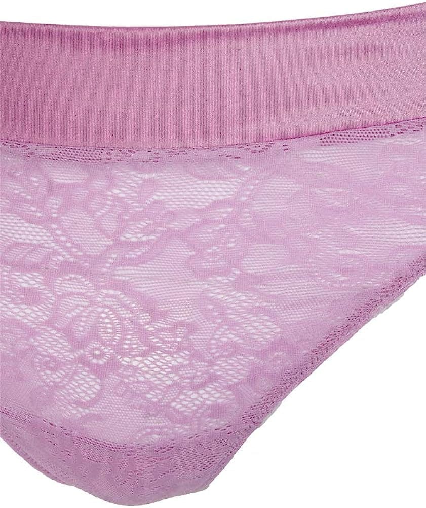 Maidenform Women'S Smooth Lace Wide Waist Thong Panty