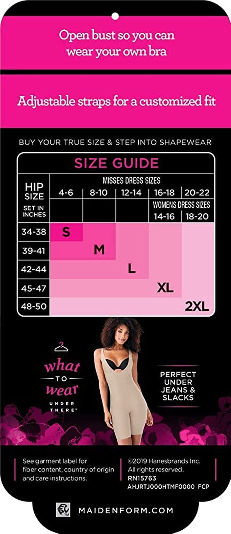 Maidenform Women'S Wear Your Own Bra Singlet Fajas Shapewear FL2556