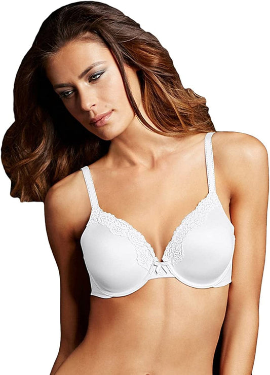 Maidenform Womens 09404 White W/Stone / 38C