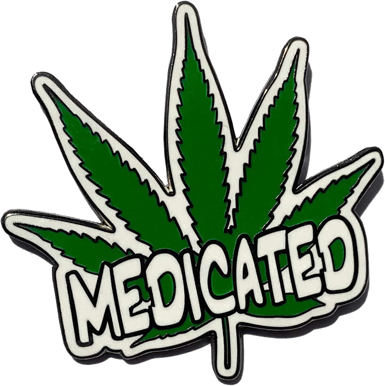 Marijuana Cannabis Pot Leaf Lapel Pin