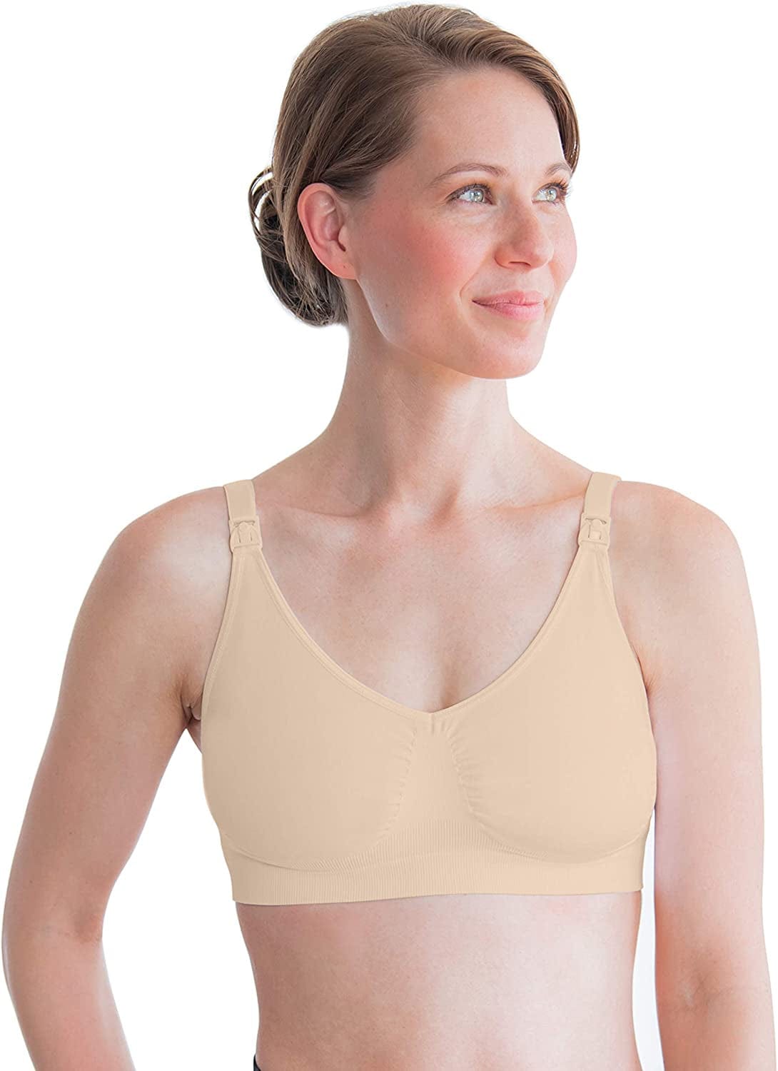 Maternity Nursing Comfort and T-Shirt Bra Nude / Comfort Bra / Small