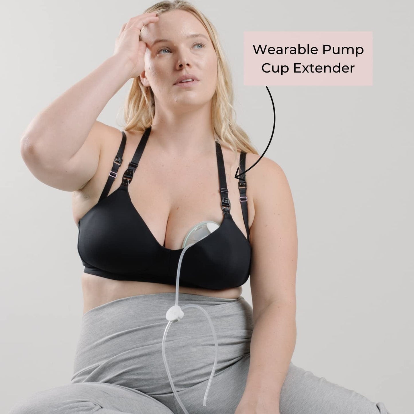 Maternity, Nursing & Wire Free T-Shirt Bra | Hide the Nursing Clasp | Wearable Pump Cup Extender Obs Coral / 38DD
