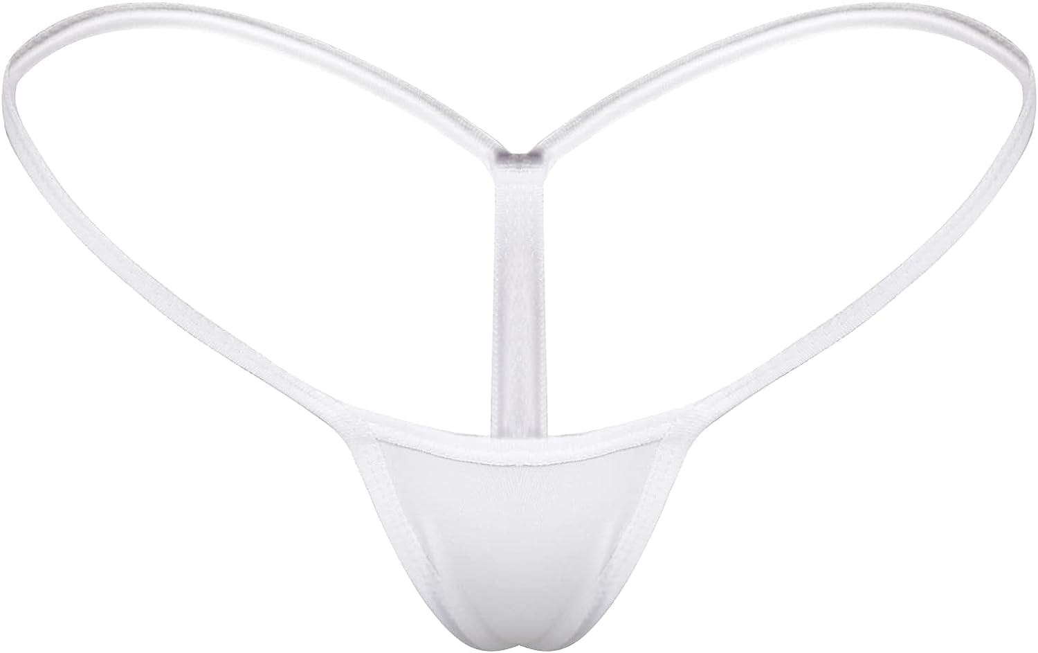Mbotnee Women'S G-Strings Micro Thongs Tiny Panties Underwear White / Large