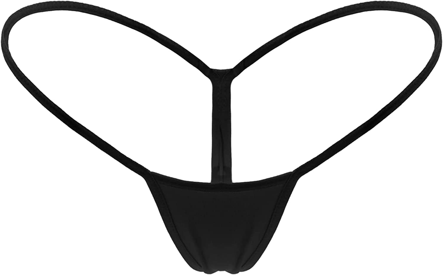 Mbotnee Women'S G-Strings Micro Thongs Tiny Panties Underwear Black / Large
