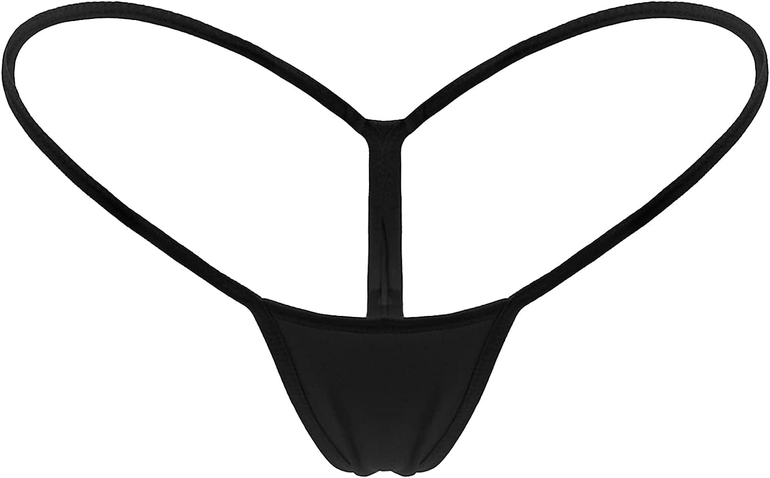 Mbotnee Women'S G-Strings Micro Thongs Tiny Panties Underwear Black / Medium