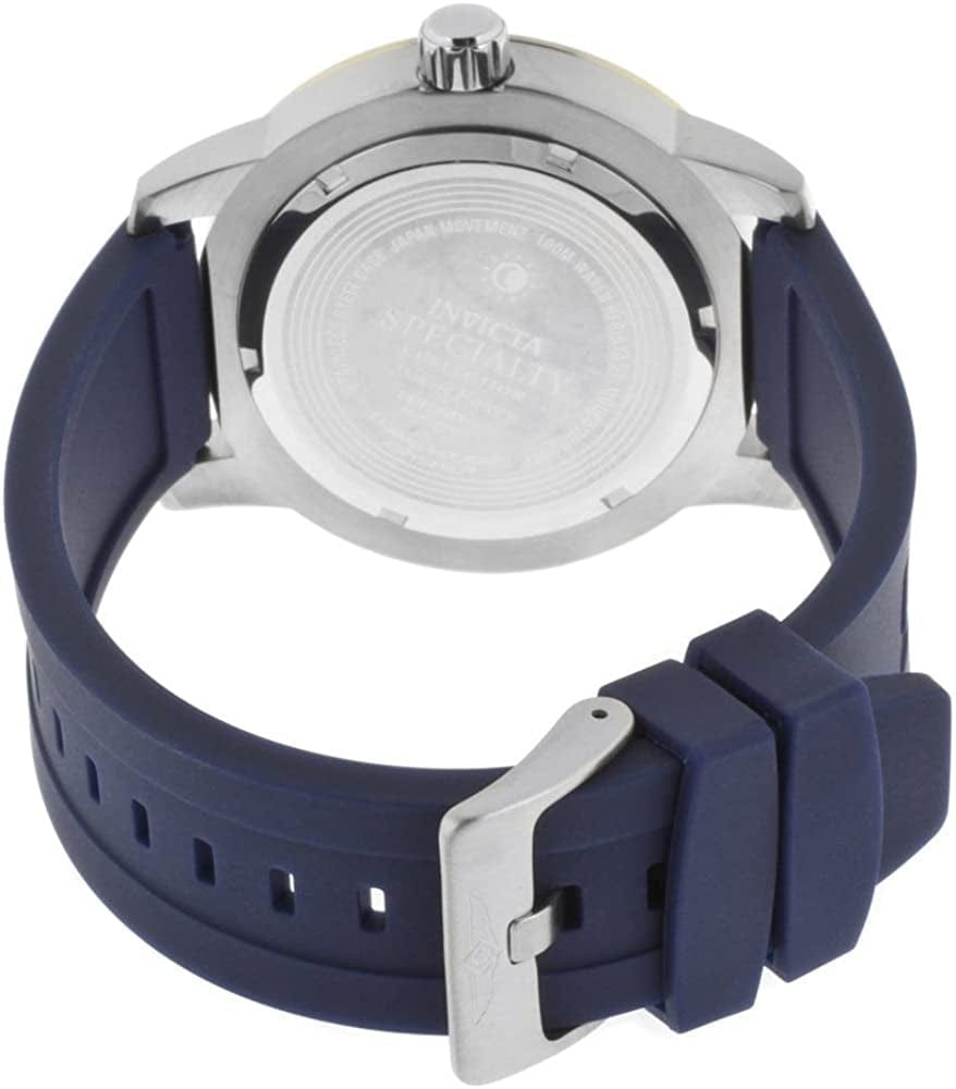 Men'S 12847 Specialty Blue Dial Blue Polyurethane Watch