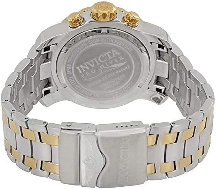 Men'S 17884 Pro Diver Analog Display Swiss Quartz Black Watch