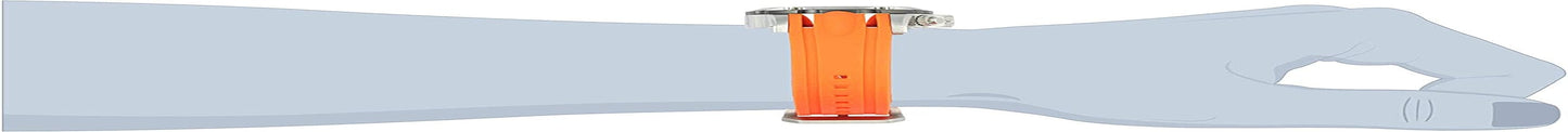 Men'S 20072 Speedway Analog Display Swiss Quartz Orange Watch