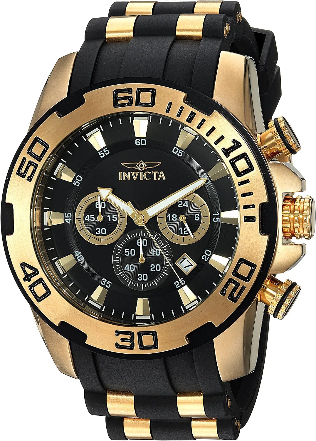 Men'S 22340 22341 22343 22344 22346 Pro Diver Analog Display Quartz Black Watch black