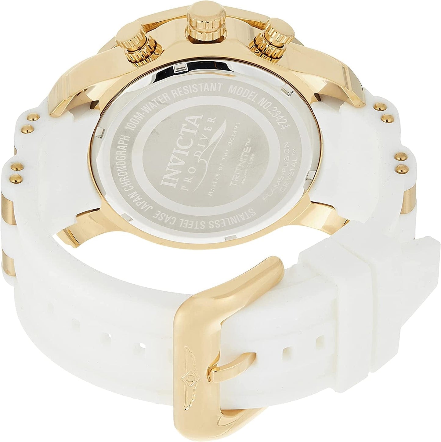 Men'S 23424 Pro Diver Analog Display Quartz White Watch
