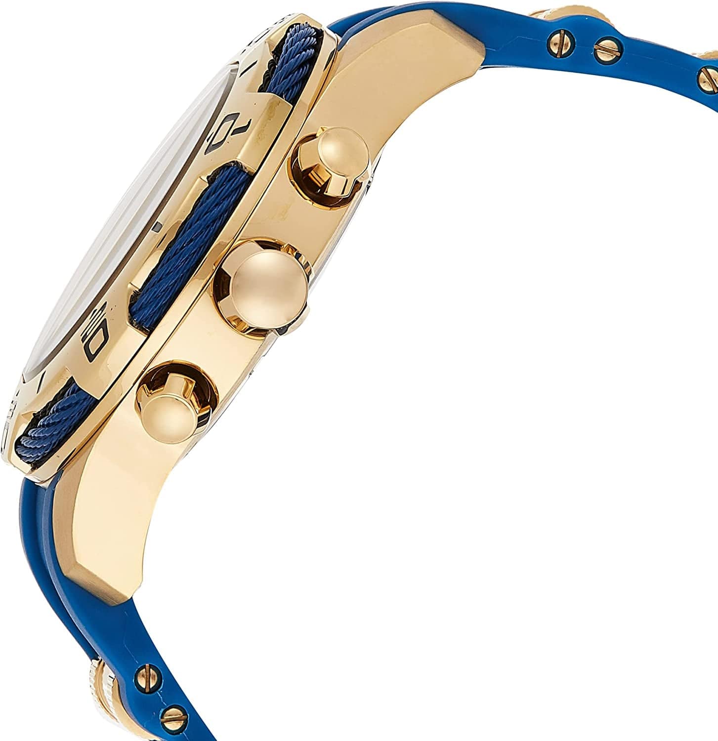 Men'S 24217 Bolt Analog Display Quartz Two Tone Watch