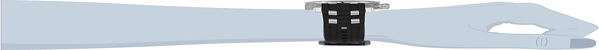 Men'S 6977 Pro Diver Collection Stainless Steel Watch, Blue Dial Black Polyurethane Watch