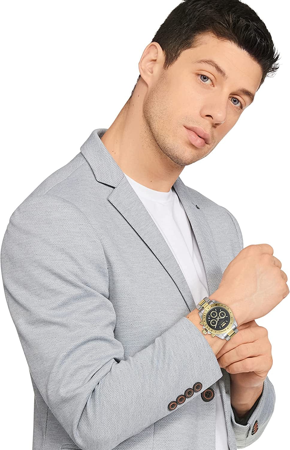 Men'S 9224 Speedway Collection Gold-Tone Chronograph S Series Watch