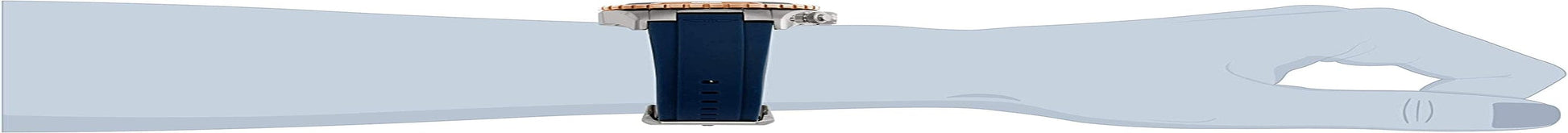 Men'S Aviator Stainless Steel Quartz Watch