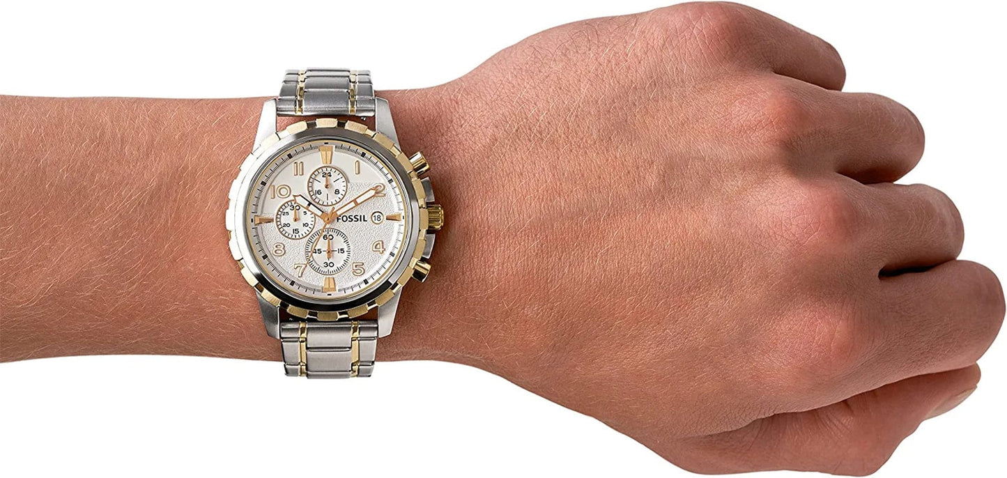 Men'S Dean Stainless Steel Quartz Dress Chronograph Watch