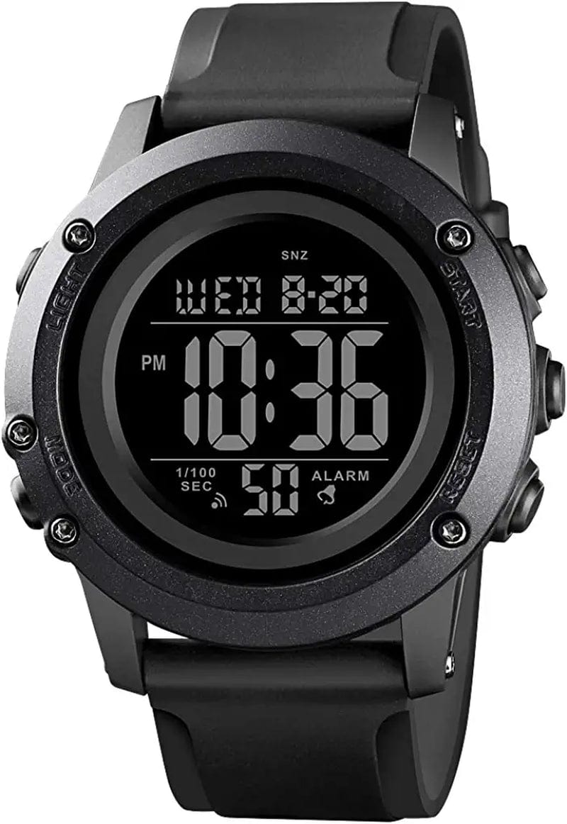 Men'S Digital Sports Watch Large Face Waterproof Wrist Watches for Men with Stopwatch Alarm LED Back Light B-band-B-dial / Large-53mm