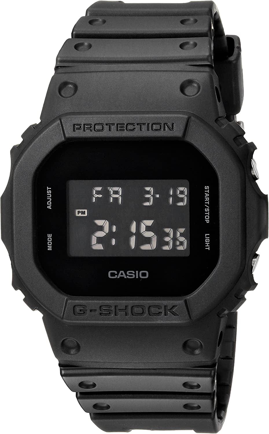 Men'S DW5600BB G-Shock Black Out Watch Black/Black