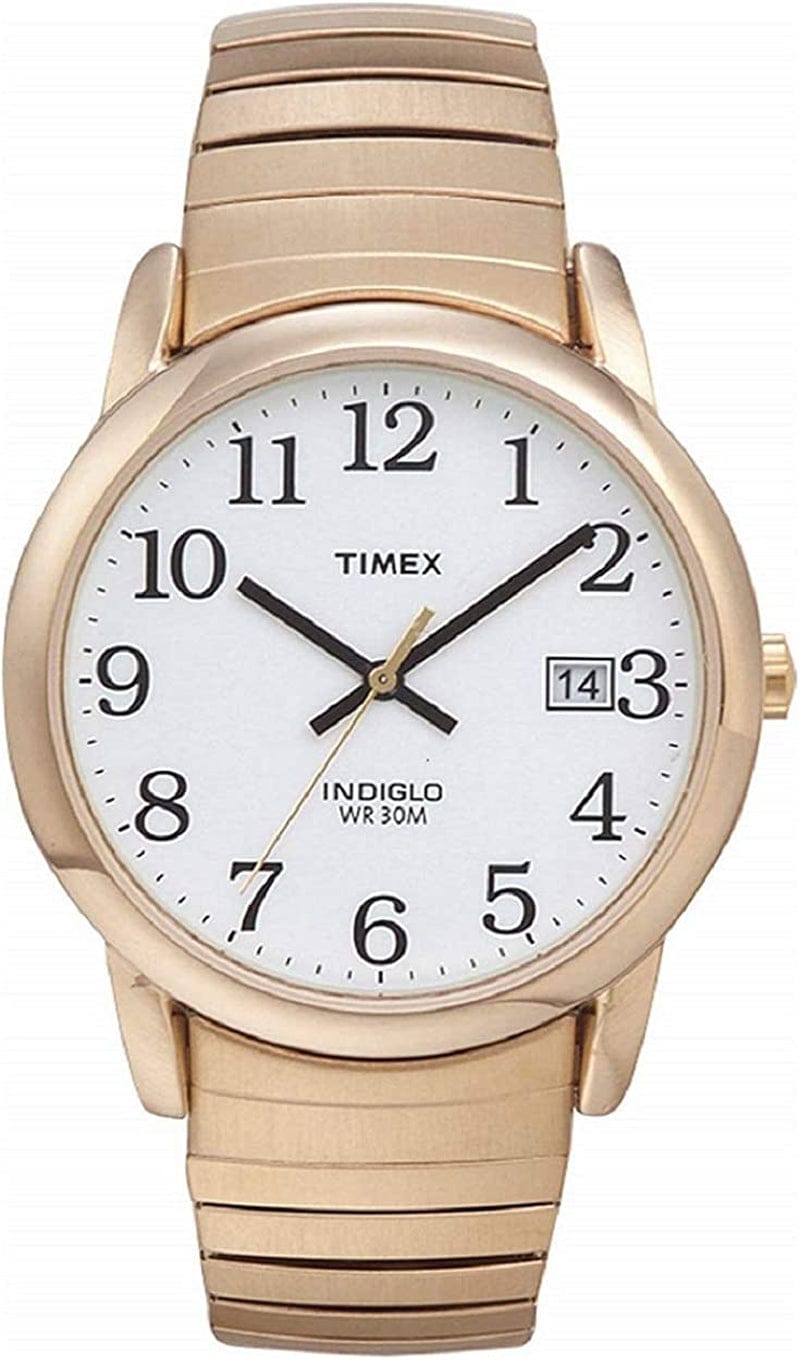 Men'S Easy Reader 35Mm Date Watch Gold-Tone
