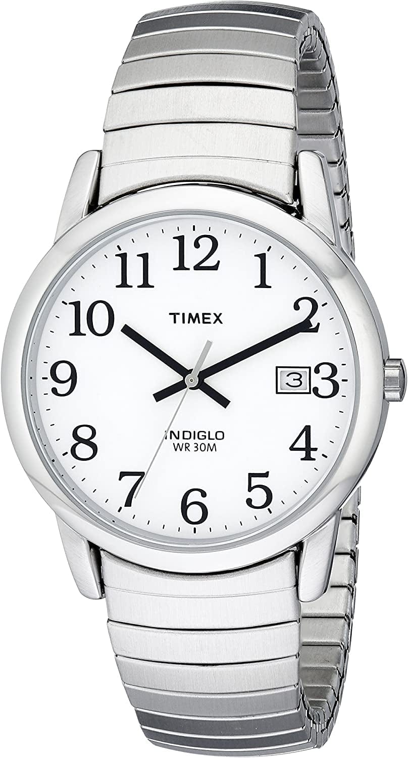 Men'S Easy Reader 35Mm Date Watch Silver-Tone