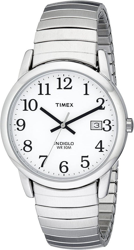 Men'S Easy Reader 35Mm Date Watch Silver-Tone