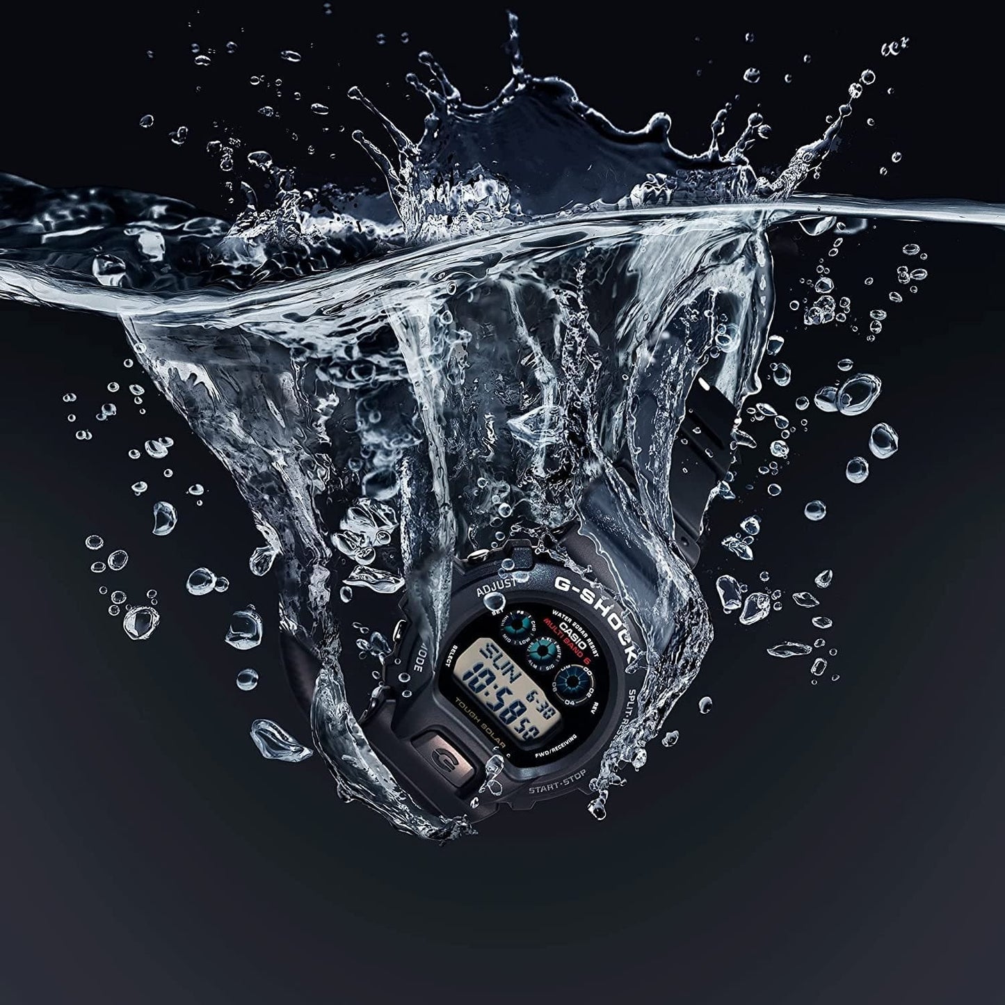 Men'S G-Shock GW6900-1 Tough Solar Sport Watch Black