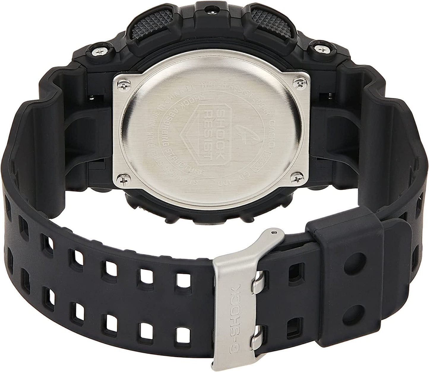 Men'S GD100-1BCR G-Shock X-Large Black Multi-Functional Digital Sport Watch