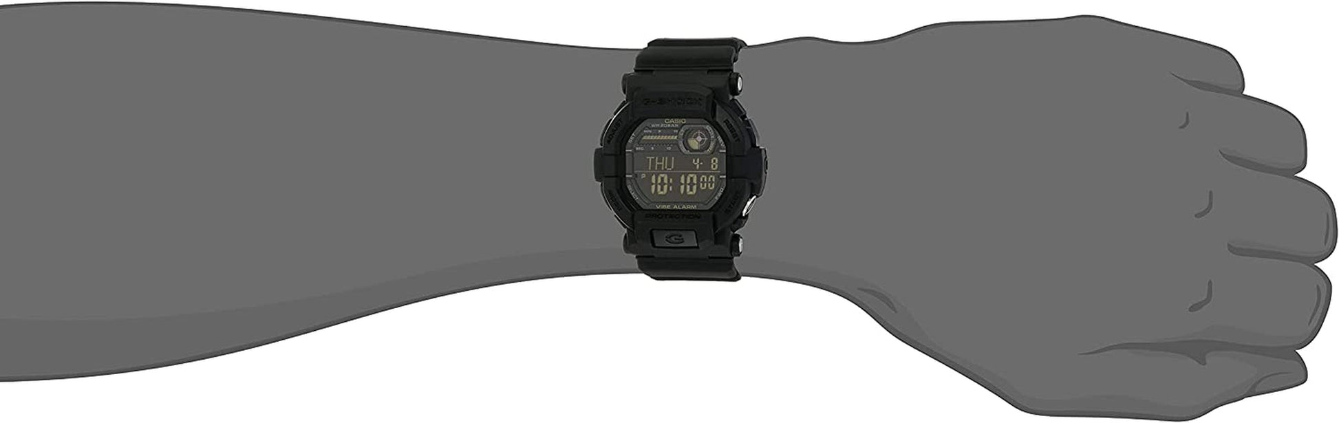Men'S GD350-1B G Shock Black Watch