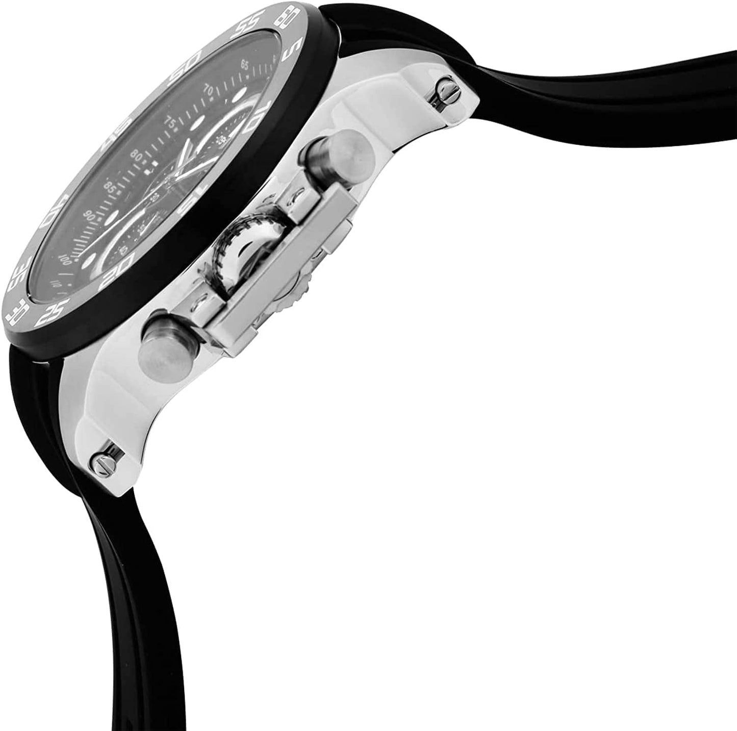 Men'S I-Force Analog Display Japanese Quartz Black Watch