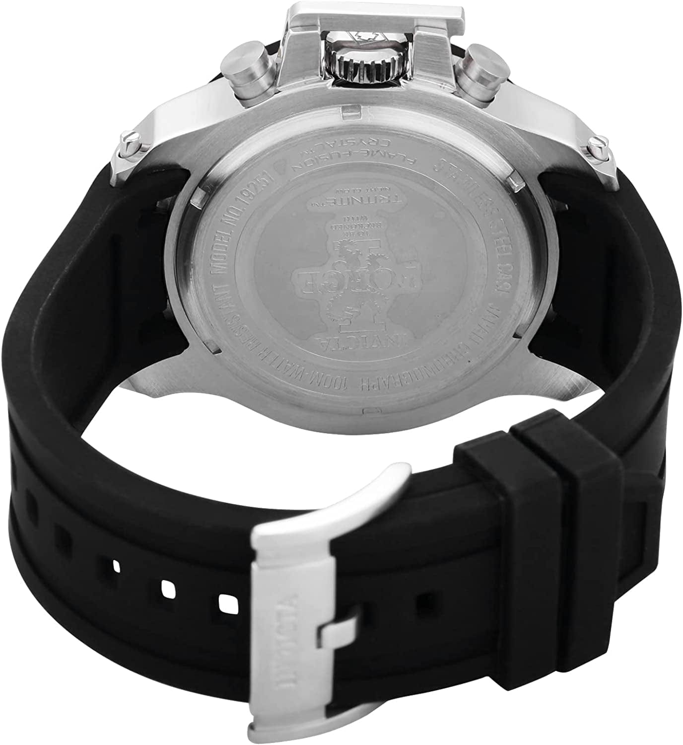 Men'S I-Force Analog Display Japanese Quartz Black Watch