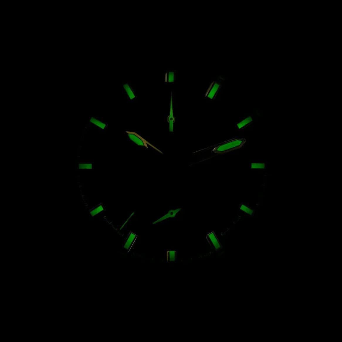 Men'S Precisionist X 10Th Anniversary Rose Gold Stainless Steel and Demascus Steel 8-Hand Chronograph Watch with Brown Leather Strap and Sapphire Crystal Style: 98B356