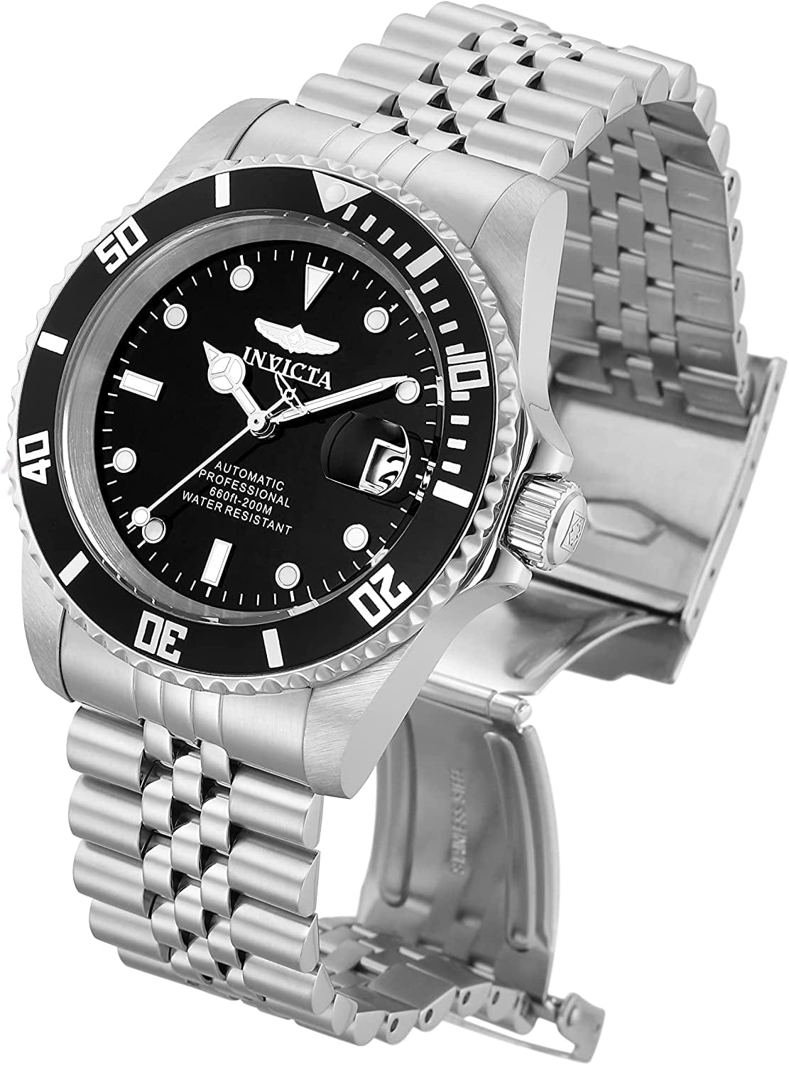 Men'S Pro Automatic Stainless Steel Watch