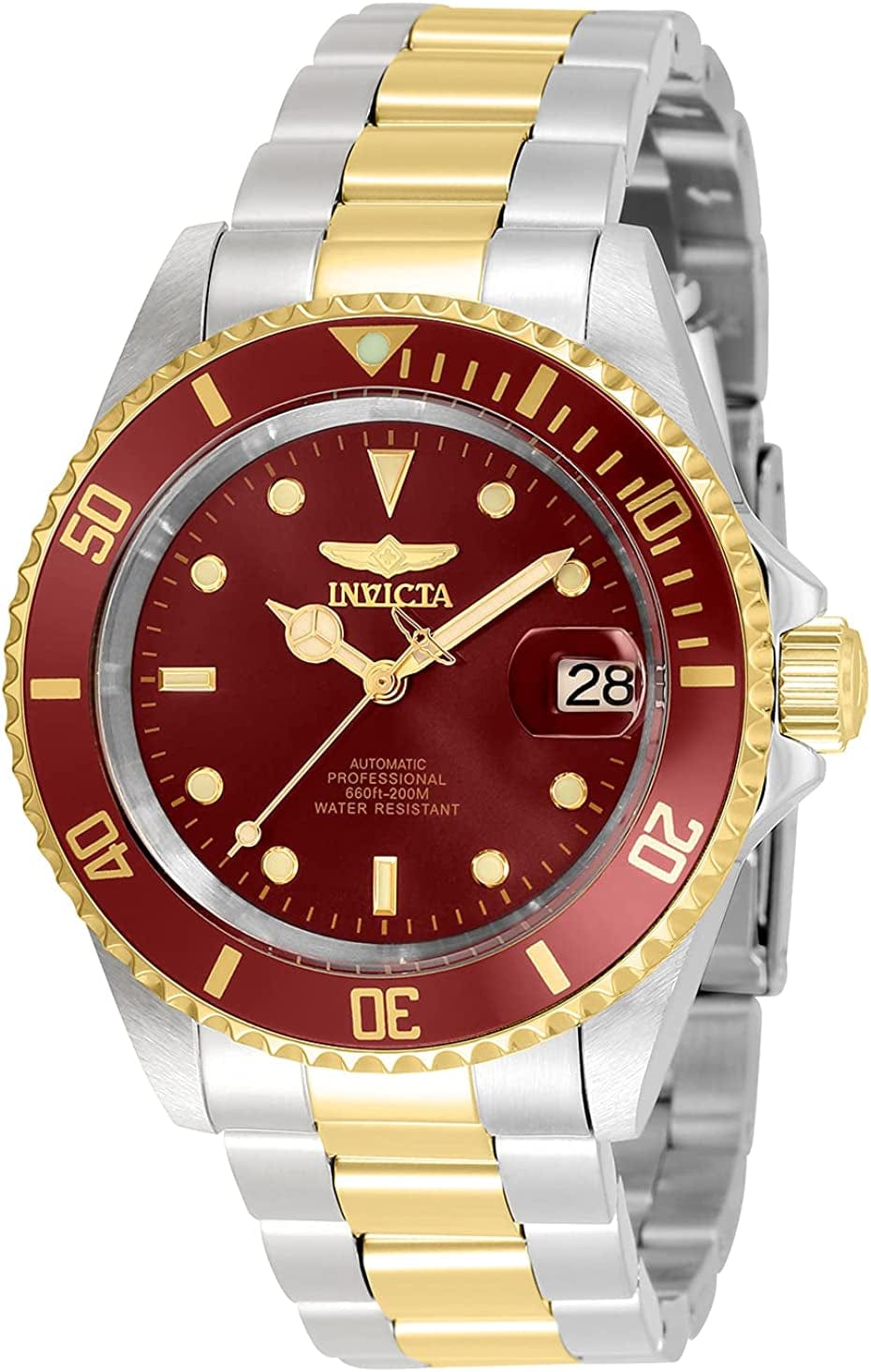 Men'S Pro Diver Collection Coin-Edge Automatic Watch Two Tone (Model: 35704)