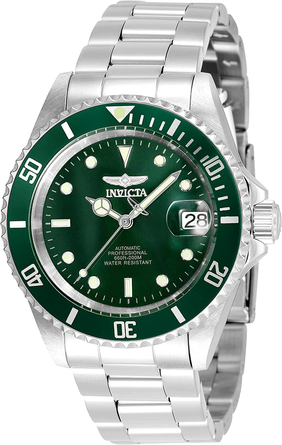 Men'S Pro Diver Collection Coin-Edge Automatic Watch Silver (Model: 35688)