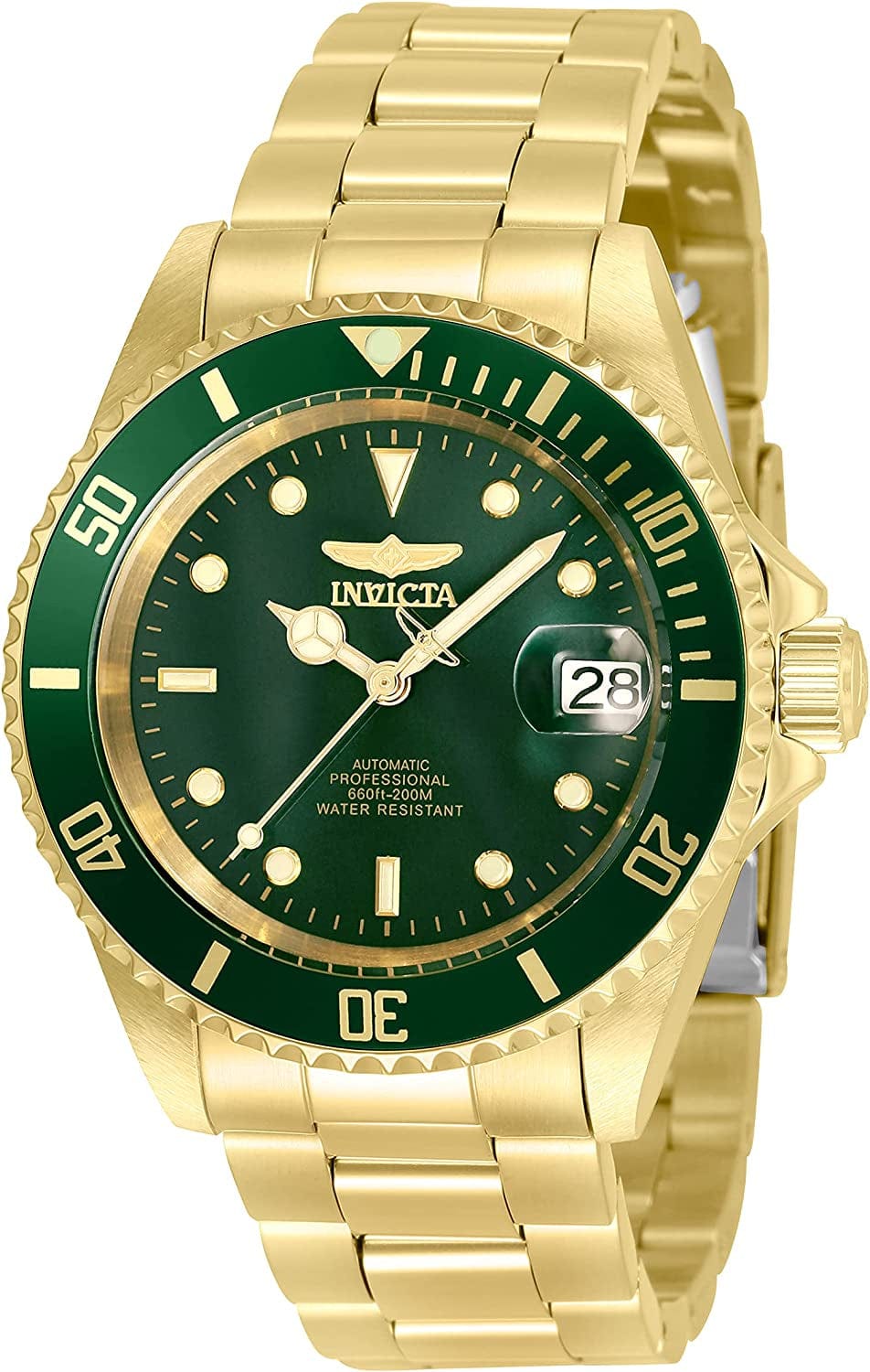 Men'S Pro Diver Collection Coin-Edge Automatic Watch Gold (Model: 35696)