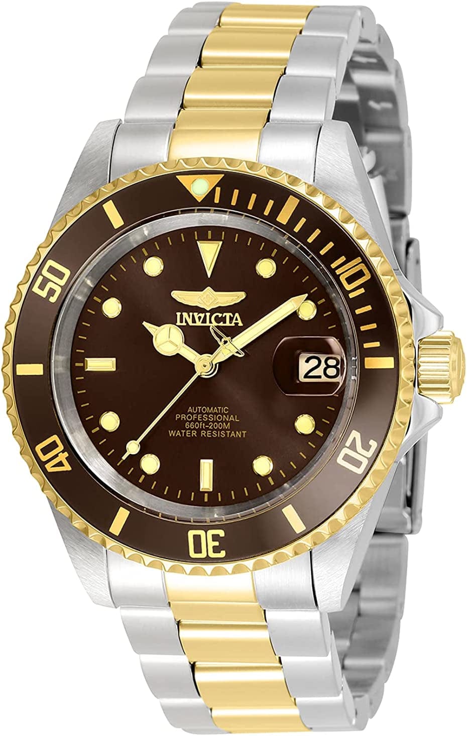 Men'S Pro Diver Collection Coin-Edge Automatic Watch Two Tone (Model: 35701)