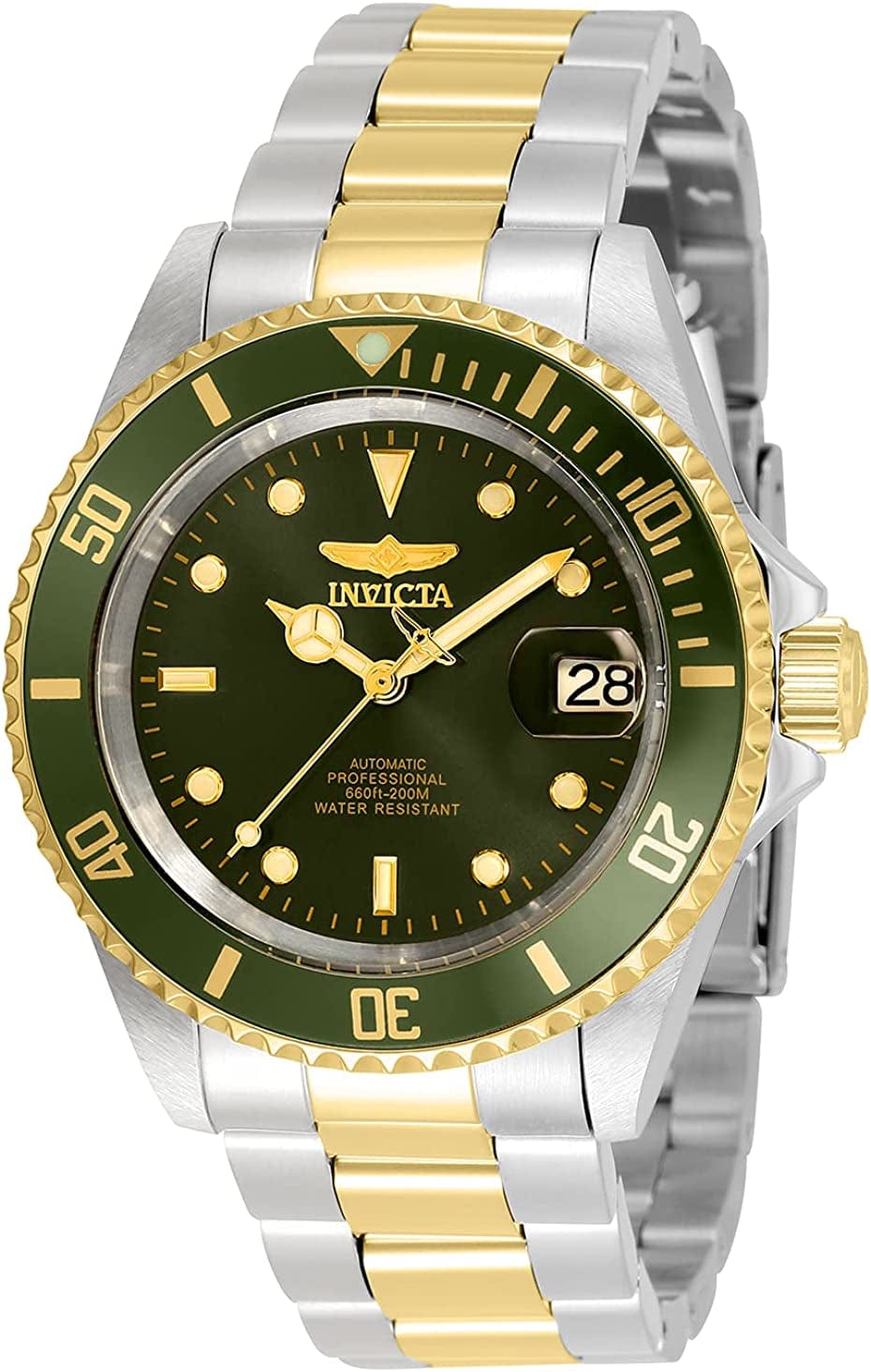Men'S Pro Diver Collection Coin-Edge Automatic Watch Two Tone (Model: 35702)