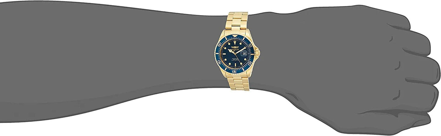 Men'S Pro Diver Quartz Diving Watch with Stainless-Steel Strap, Two Tone, 22 (Model: 23229 23388)