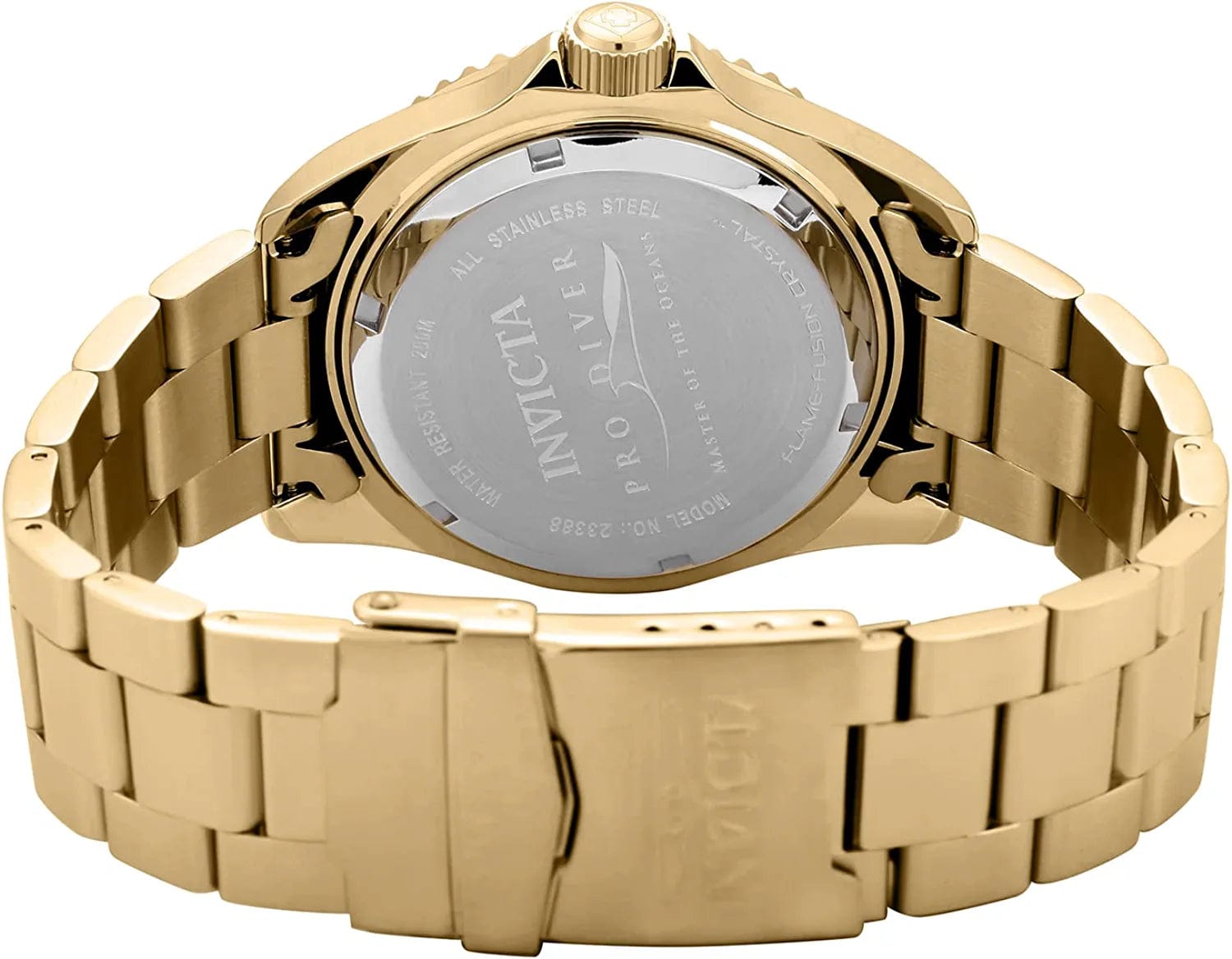 Men'S Pro Diver Quartz Diving Watch with Stainless-Steel Strap, Two Tone, 22 (Model: 23229 23388)