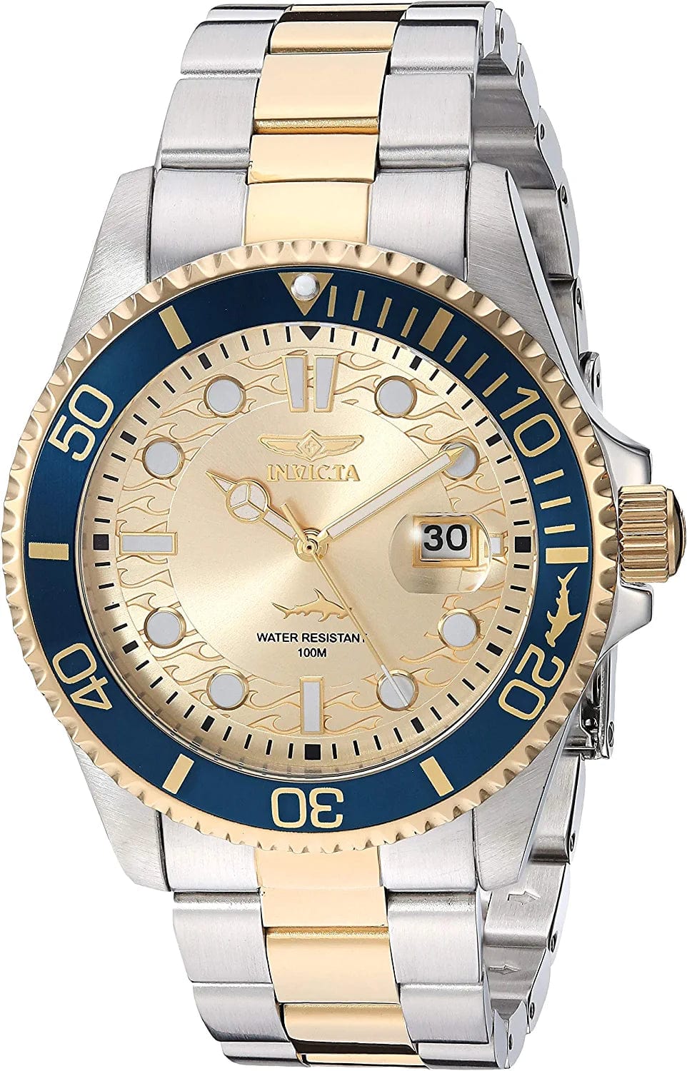 Men'S Pro Diver Quartz Watch Two-Tone / 43mm