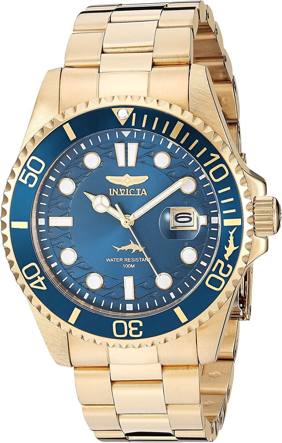 Men'S Pro Diver Quartz Watch Gold / 43mm