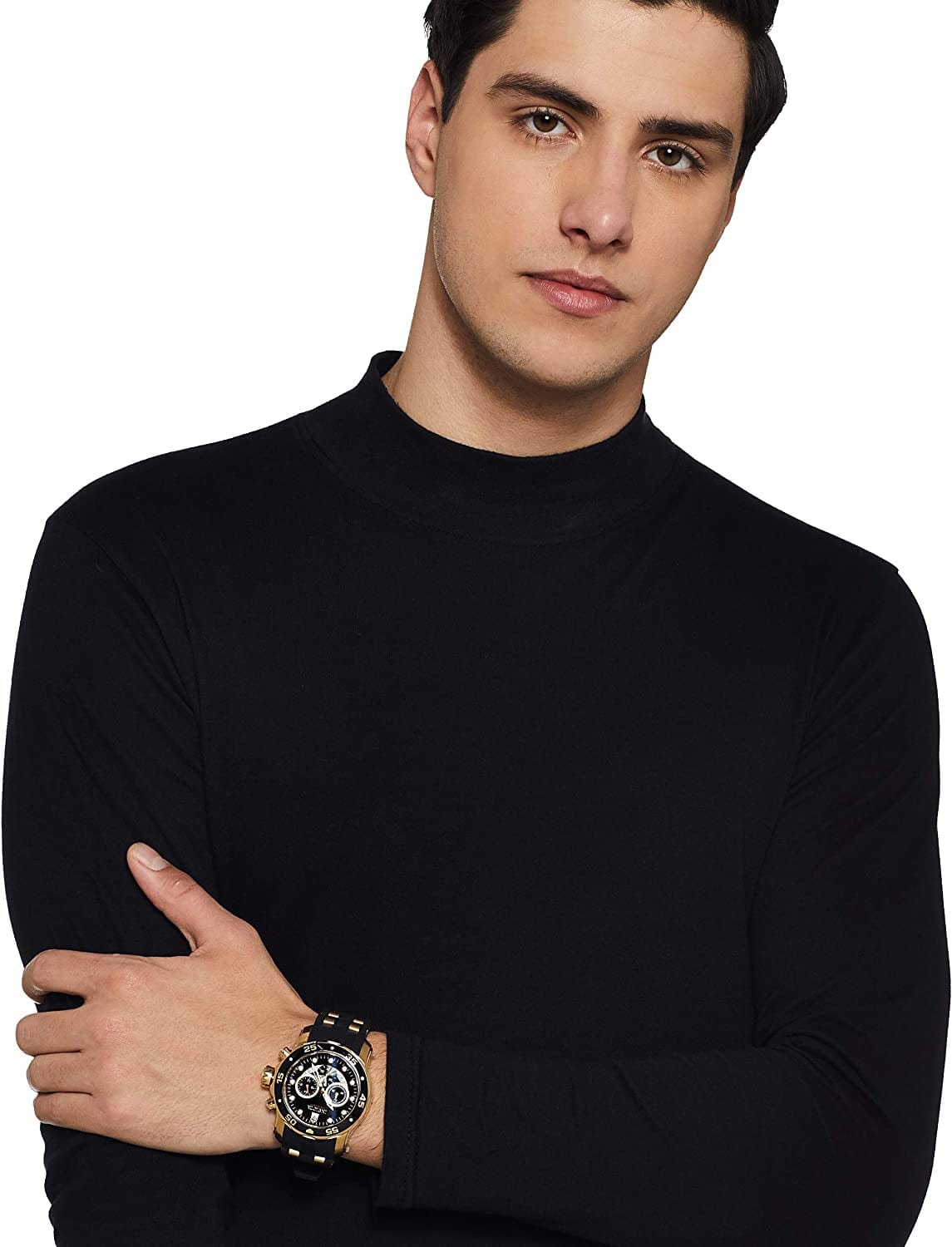 Men'S Pro Diver Stainless Steel Quartz Watch