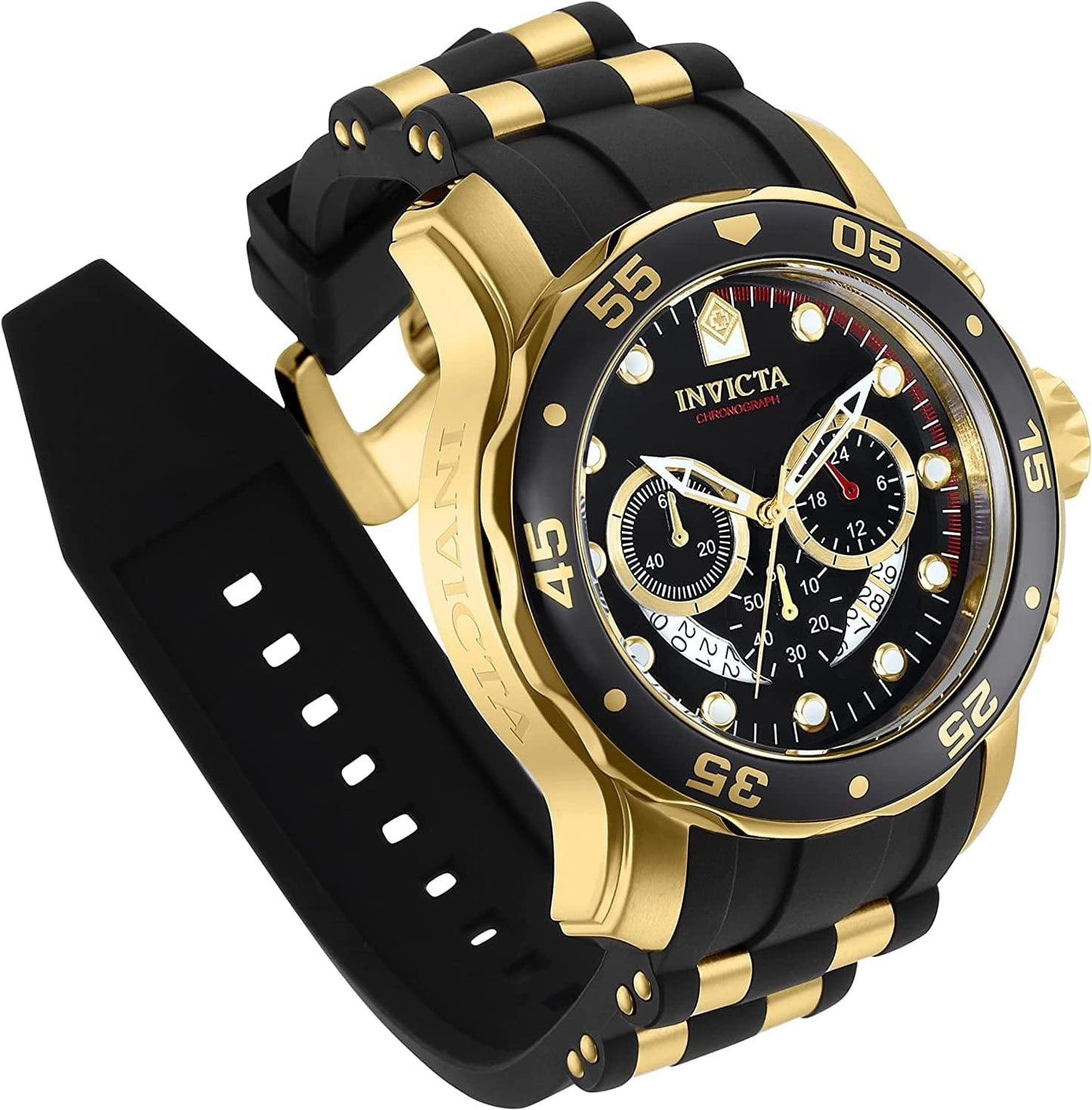 Men'S Pro Diver Stainless Steel Quartz Watch
