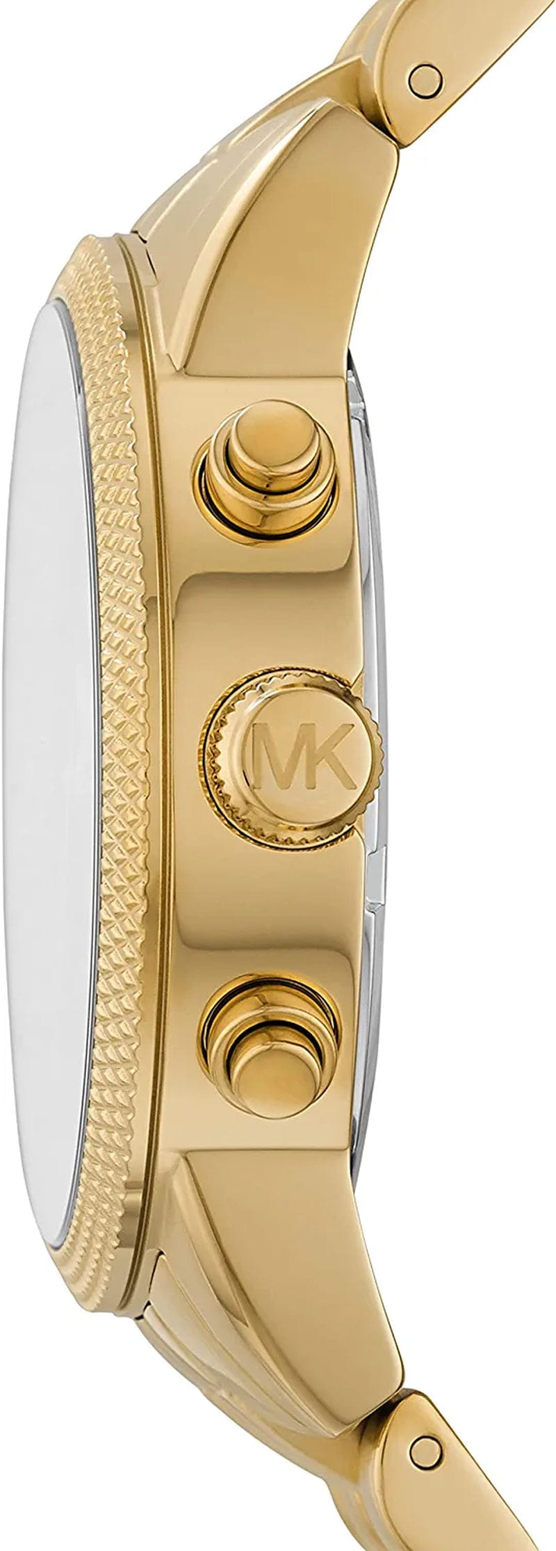 Men'S Scout Chronograph Gold-Tone Stainless Steel Watch MK8629