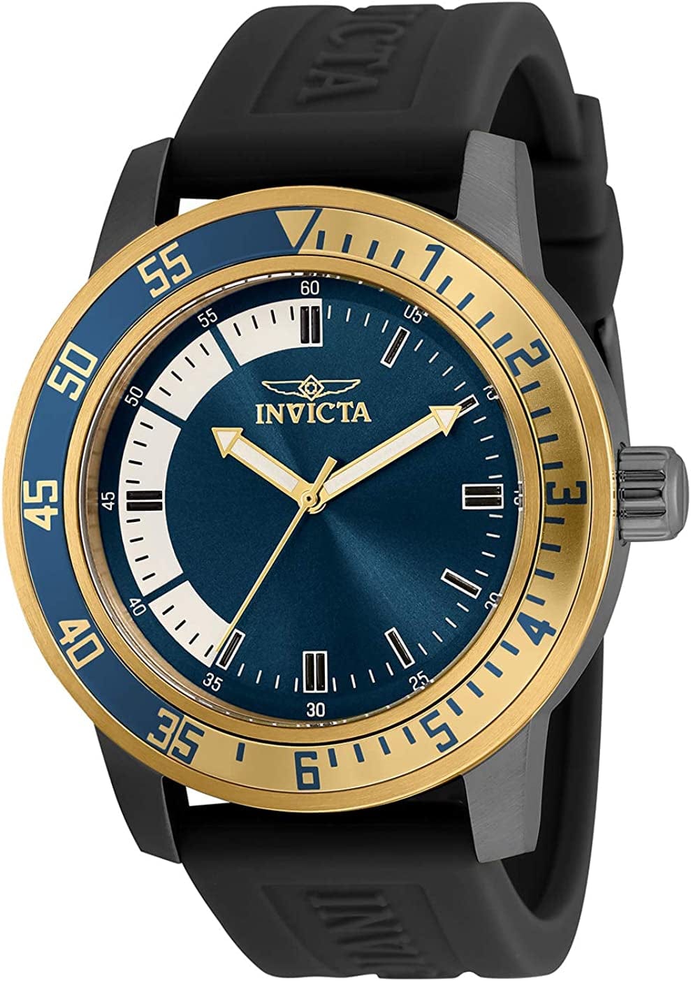 Men'S Specialty 45Mm Silicone Quartz Watch 35779