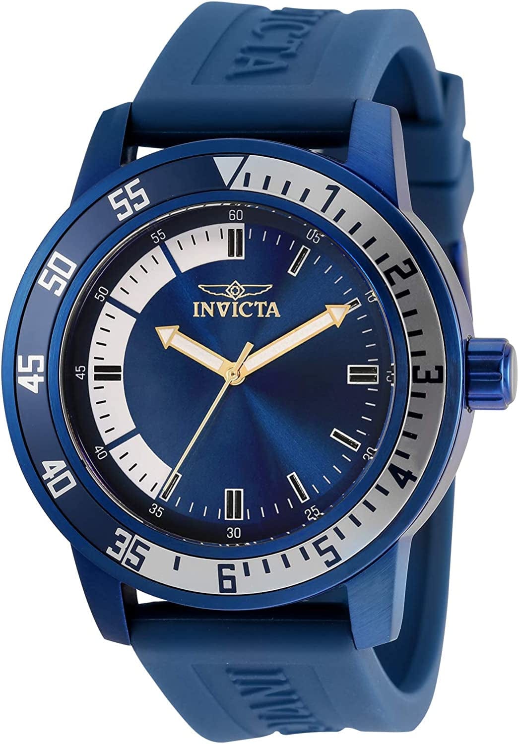 Men'S Specialty 45Mm Silicone Quartz Watch 35686